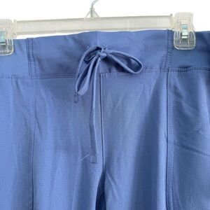 HeartSoul Ceil Blue Drawstring Scrub Pants- Low Rise Jogger